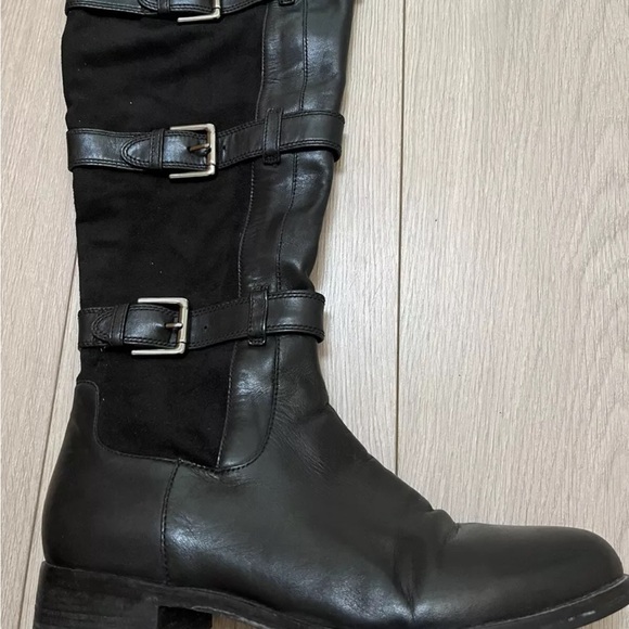 Cole Haan Avalon Tall Boot Black Leather MSRP $378 SZ 9B barely pre loved - Picture 3 of 9